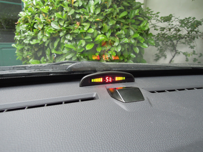 Display for parking sensors on the rearview mirror Display proxel rear dual dashboard car
