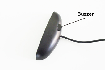 Invisible electromagnetic parking sensors display wireless: rear view Invisible electromagnetic parking sensors display wireless: rear view