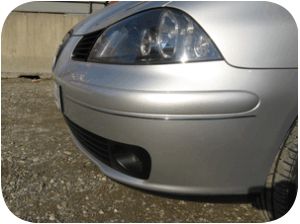 paraurti con strip