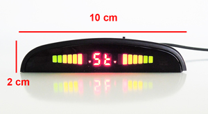 Display sensori di parcheggio elettromagnetici invisibili - misure sensori di parcheggio elettromagnetici invisibili display wireless misure